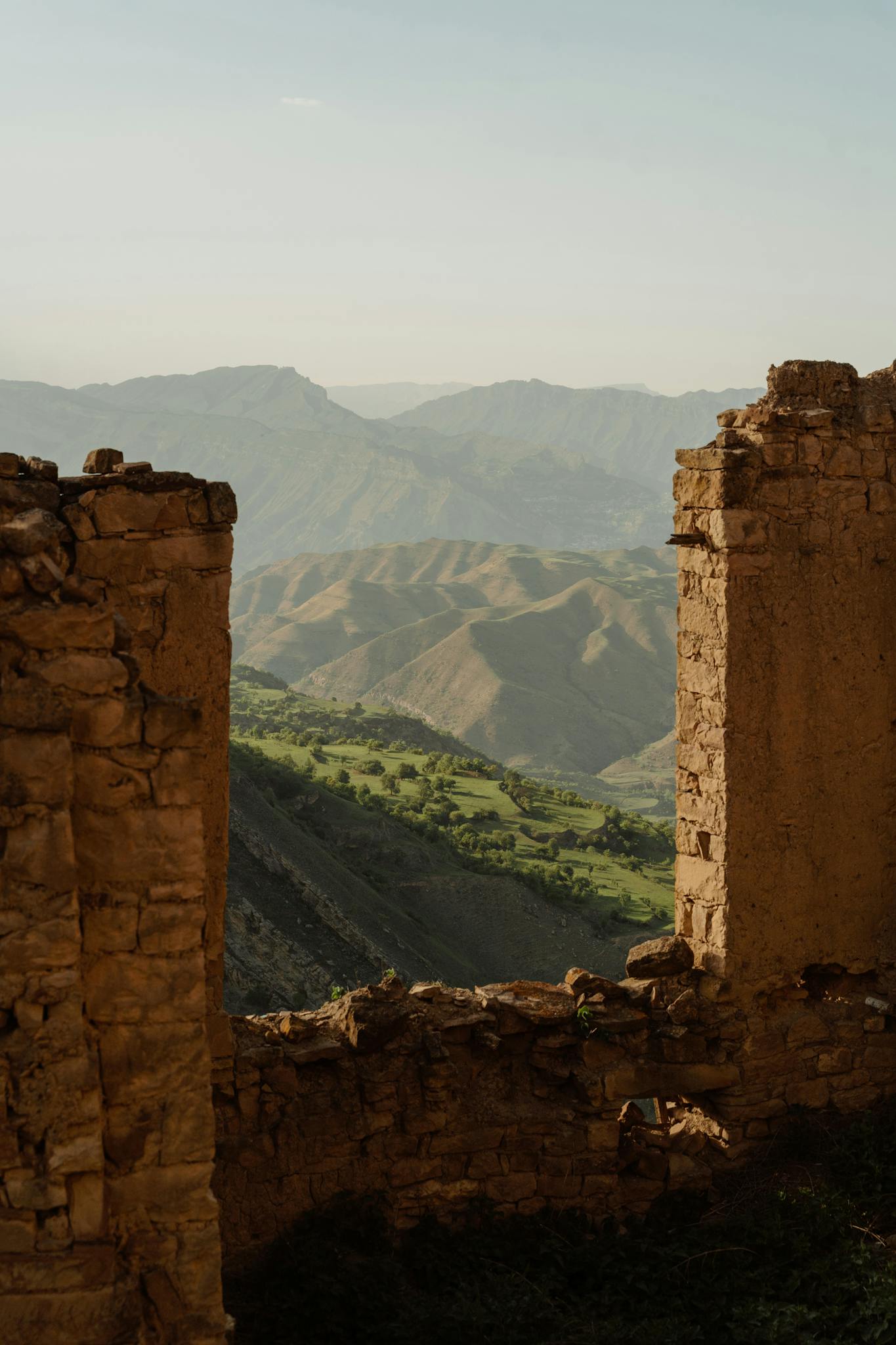 Building Ruins on Top of the Mountain